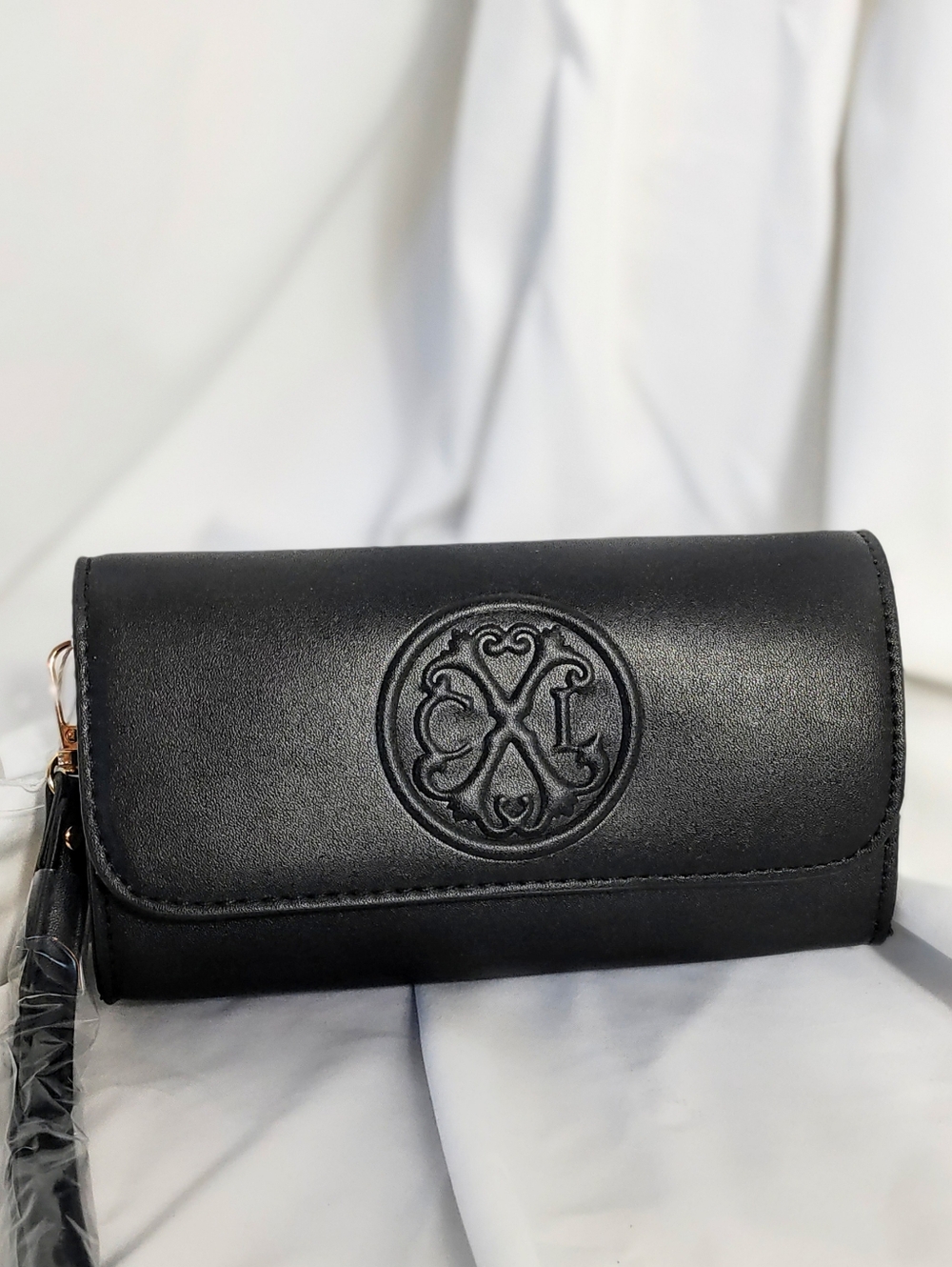 Christian Lacroix Clutch Wristlet Black
